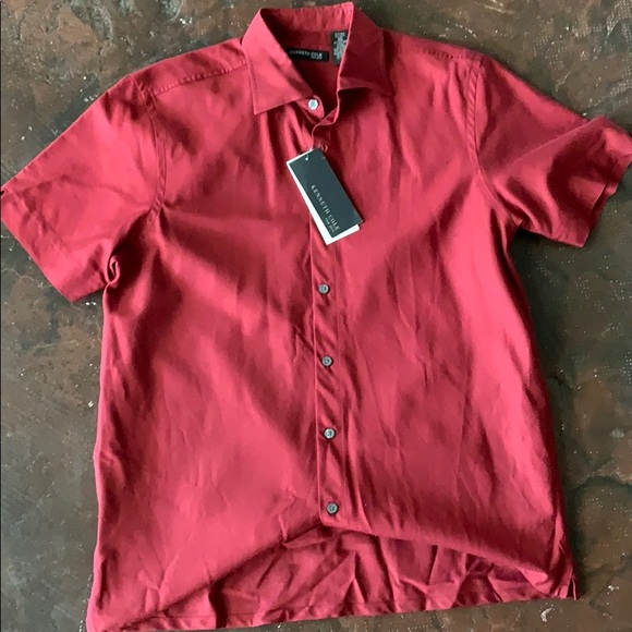 Silk and cotton NWT button down shirt - Picture 2 of 4